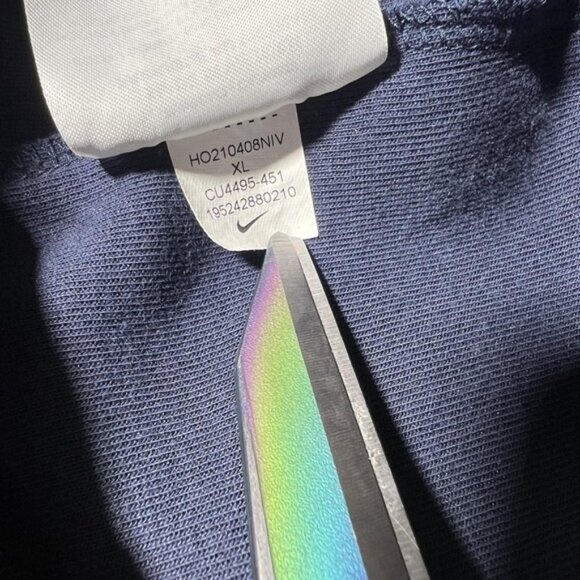 Nike Tech Fleece Joggers Pants Mens XL Blue CU4495-451 Tapered Cuffed Sweatpants - Picture 9 of 15